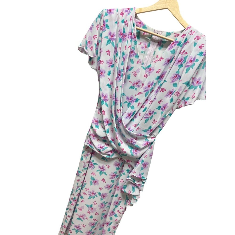 You Babes II Vintage 80's Floral Fit & Flare Shift Dress